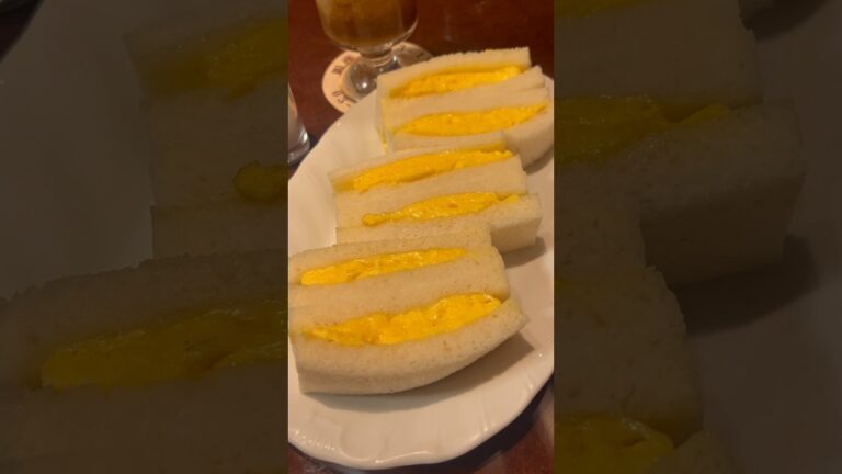 【銀座】喫茶YOUの隠れ人気メニューふわとろのオムレツサンドがとても絶品です #東京グルメ #銀座グルメ #喫茶店 #カフェ #オムレツサンド #オムライス