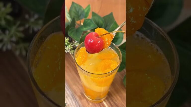 ぷるしゅわ食感がたまらない！炭酸フルーツポンチゼリー