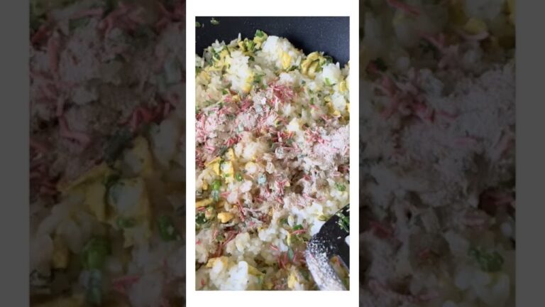 【本日のお昼ごはん】カニチャーハン