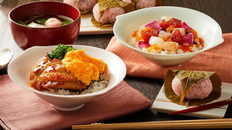 2種の贅沢どんぶりで春の和食＜201903_セレクトクラスBメニュー紹介＞