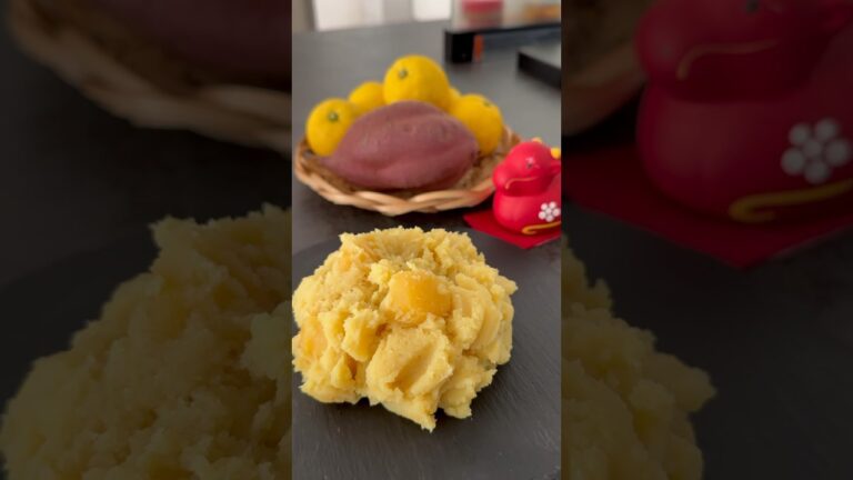 味を知ったら市販に戻れないかも？！『手作り栗きんとん』#shorts  #cooking  #お正月 #料理
