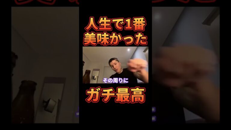 DJふぉいが思う人生一美味かった食品はこちら【レペゼン切り抜き】