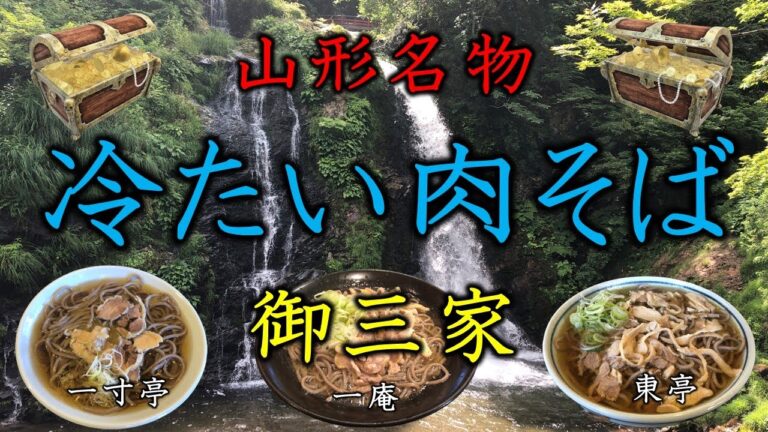 冷たい肉そばはここだぁ！　山形名物冷たい肉そば御三家