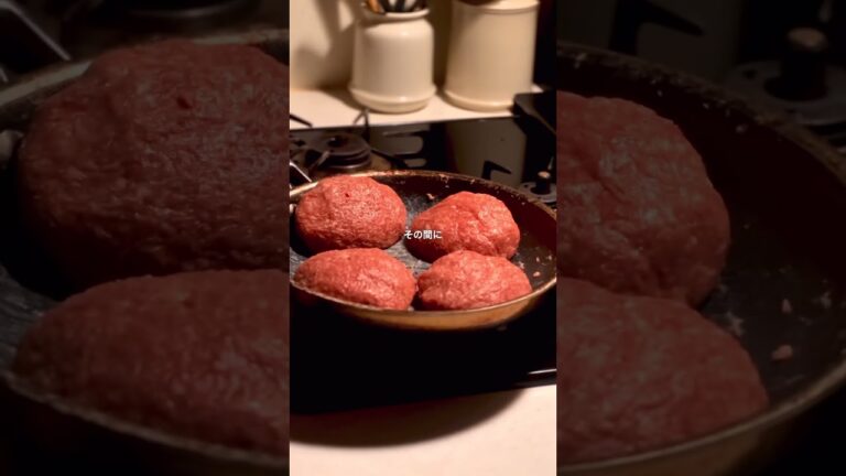 【簡単ズボラ飯】ワンパン和風おろしハンバーグ｜極旨ソースたっぷりの罪悪感なし絶品おかず