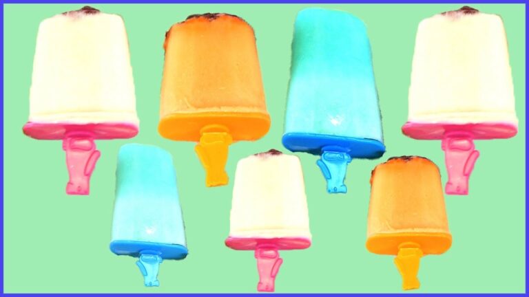 【実験】牛乳とカラフルソースでカラフルミルクアイスキャンディーをつくろう！ How To Make Colorful Milk Ice Candy