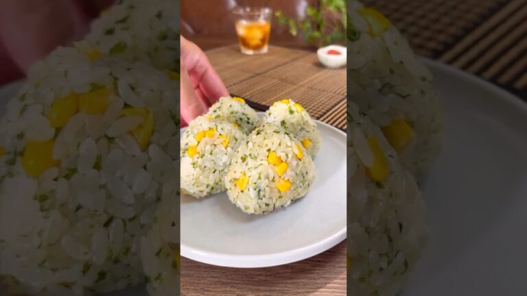 【甘味たっぷり】コーンバターの簡単混ぜおにぎり