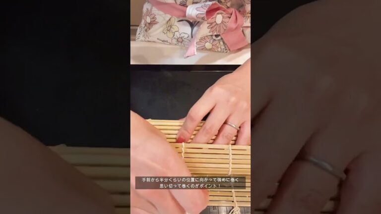 カリフォルニアロール/海苔巻き/寿司/和食/sushi/サーモン/salmon/二人暮らし/おうちごはん/california roll/節分/簡単レシピ/料理vlog/自炊/レシピ動画＃Shorts
