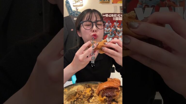 【絶品】チーズにインしたハンバーガー🍔✨ #東京グルメ #東京ランチ #上野グルメ