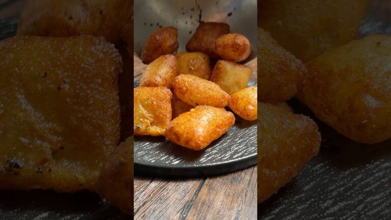 【500万回再生ポテトレシピ🥔】失敗した！もっちもっちフライドポテト🍟