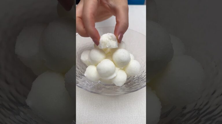 今話題のグリークヨーグルト❤️‍🔥ボンボン作ってみた