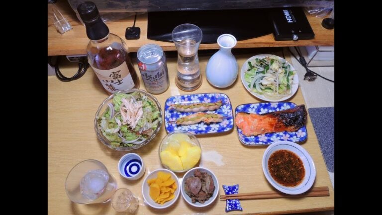 【昨日の】鮭の塩麹味噌漬け ささ身の塩麹漬け【晩酌】
