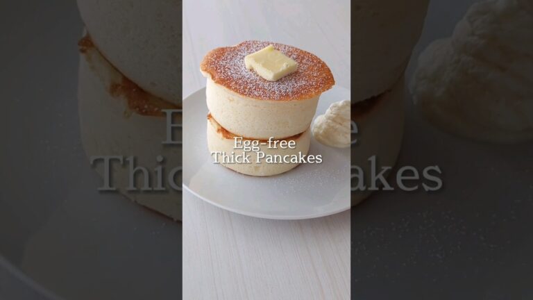 【卵不使用】分厚いホットケーキ #簡単レシピ