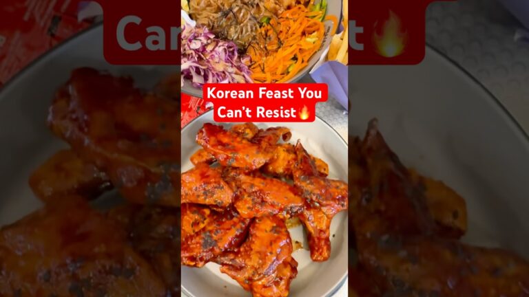 究極の韓国料理の饗宴！🍗🔥