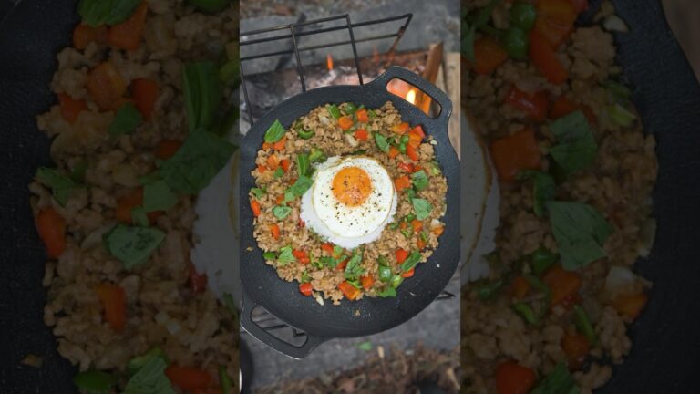 ワンパンガパオライス（レシピは説明欄に記載）