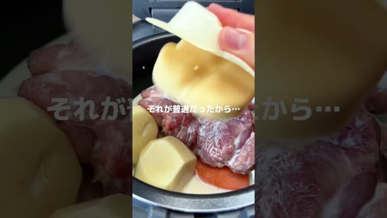 牛乳で煮込む無水シチュー