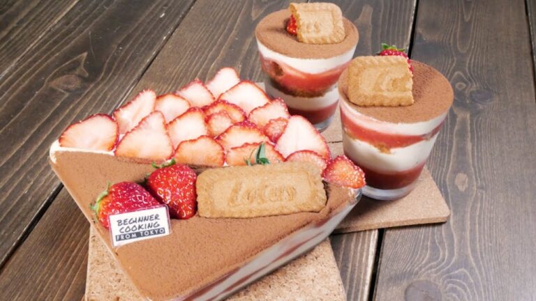 ティラミスレシピ☆いちごのティラミスの作り方☆Tiramisu Recipe ☆ How to make Strawberry Tiramisu