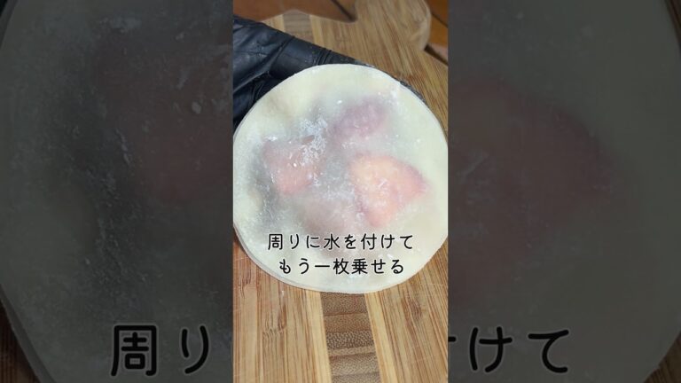 もっちり餃子の皮クレープの作り方【料理】