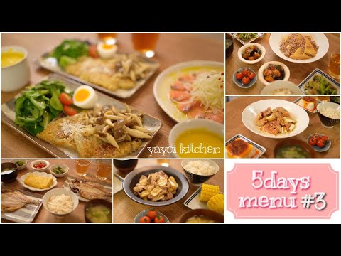 【5日間献立#3】2500円以内で作る5日間の晩ごはん｜節約｜時短｜レシピあり