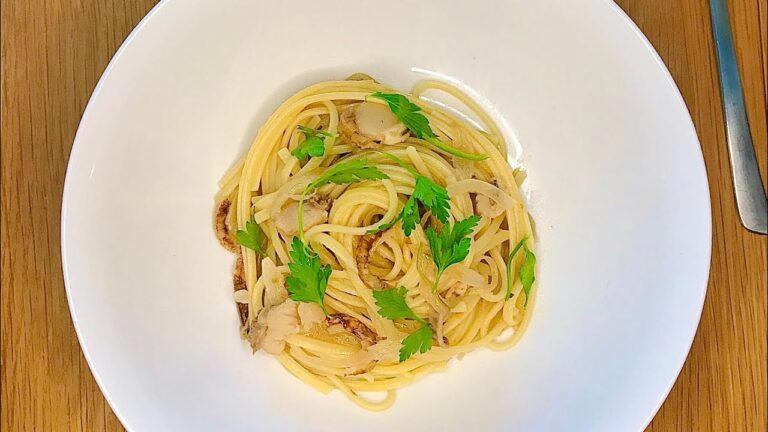 海の幸でたっぷり栄養！「アンチョビとホタテのパスタ」作り方