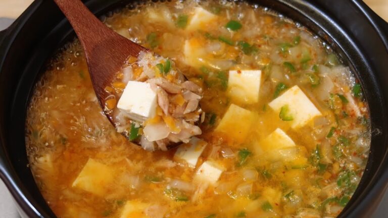 ツナ缶と豆腐でチゲを作ってみませんか | 超時短 & 超ヘルシーなツナ豆腐チゲ
