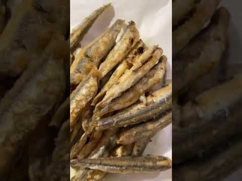 Fried Sardines & Pimientos de Padrón #shorts #food #subscribe #viral #trending #delicious