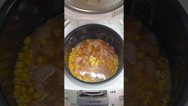【炊飯器】鶏むね肉で作るペッパーランチ！#shorts #自炊 #ダイエットレシピ