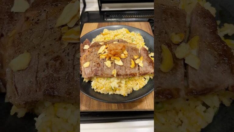 ガーリックステーキチャーハン #簡単レシピ #飯テロ #チャーハン