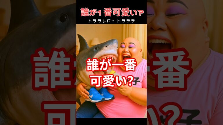 誰が一番可愛い？ #italianbrainrot #イタリアンブレインロット #創作 #shorts