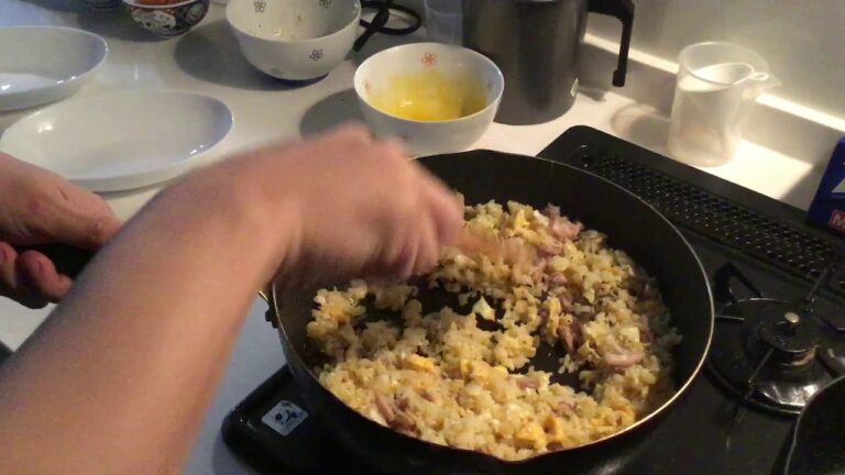 ぼくがチャーハンをつくるだけの動画