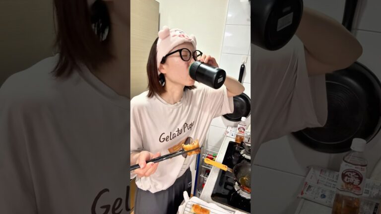 納豆の1番おいしい食べ方見つけた母(異論あり)　#shorts