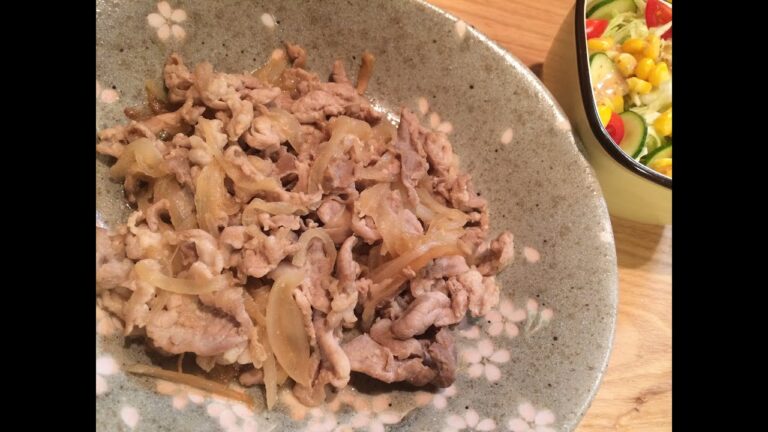 【超かんたんレシピ】夏にぴったり！豚肉のさっぱりしょうが焼き
