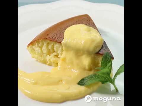濃厚なカスタードソースでリッチな味わい ビッグホットケーキ カスタードソース添え ｜ moguna[モグナ]