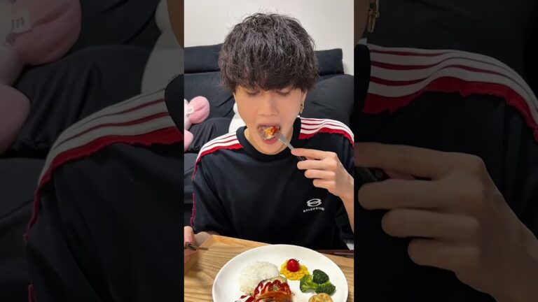 親友に海外でバズってるハンバーグ作ってみたww