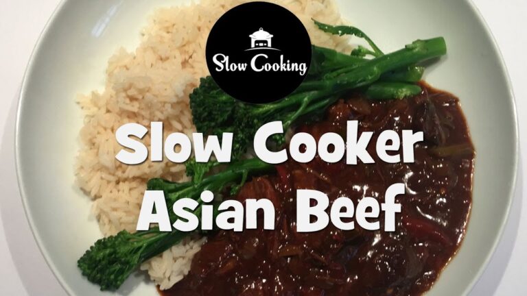 Delicious and Spicy Slow Cooker Asian Beef