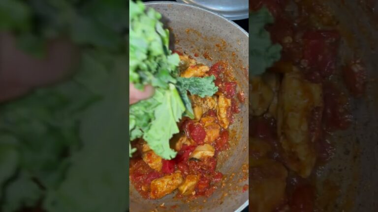 Creamy Chicken & Kale Pasta ( I do not own the rights to this music)