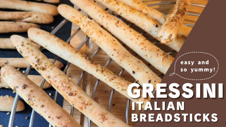 [Recipe] GRISSINI-ITALIAN BREADSTICKS イタリアのおつまみパン グリッシーニ