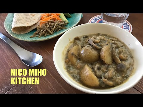 豆のココナッツカレー