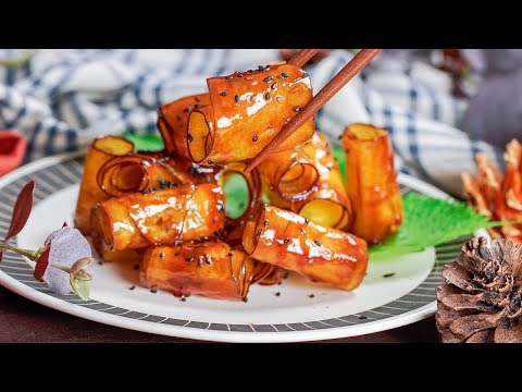 【くるくる楽しいっ🎵】ロール大学芋🍠