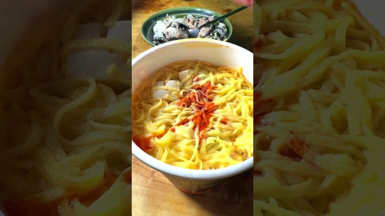 蒙古タンメン中本 カップ麺 アレンジ #shorts