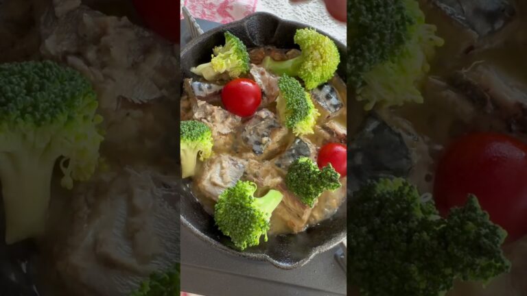サバ缶アヒージョ #food #cooking #時短レシピ
