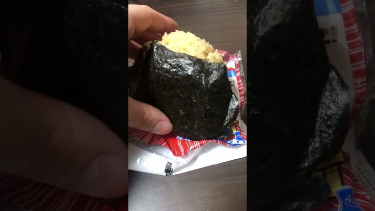 【ローソン盛り過ぎチャレンジ！・和風スパゲティツナマヨおにぎり】#short