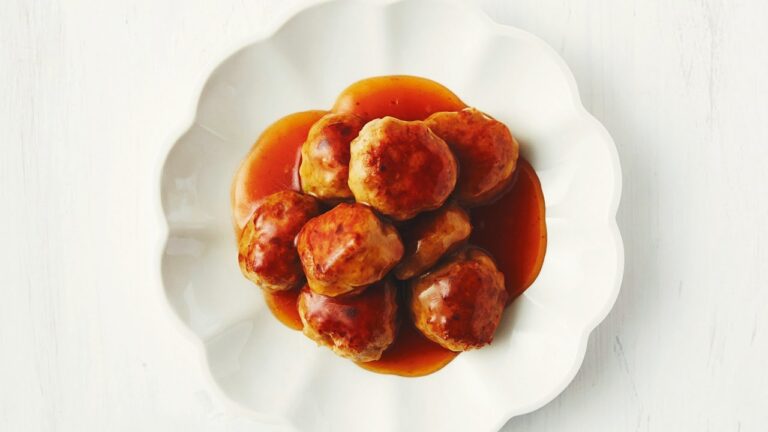 肉団子の甘酢あん仕立て