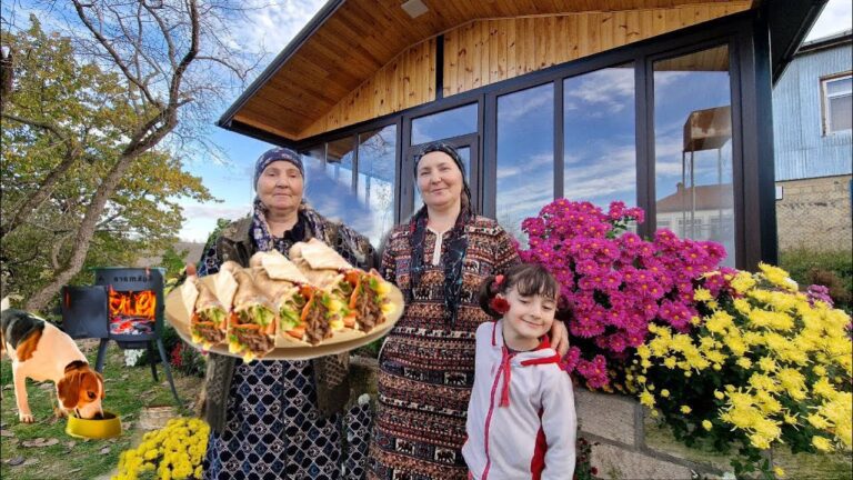 The Best Shawarma At Home! Life In The Village!