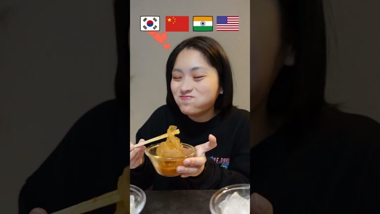 国別タンミョン / 당면　#mukban