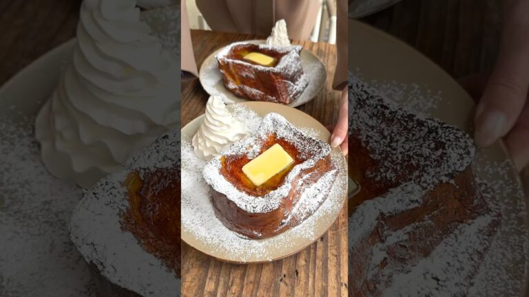 厚さ4cmの超極厚フレンチトースト
