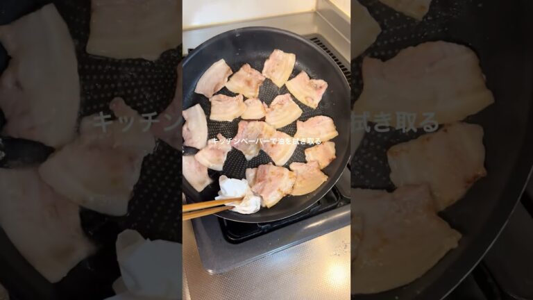 秒で優勝！簡単なのに中毒級ねぎ塩豚丼🐷🤤