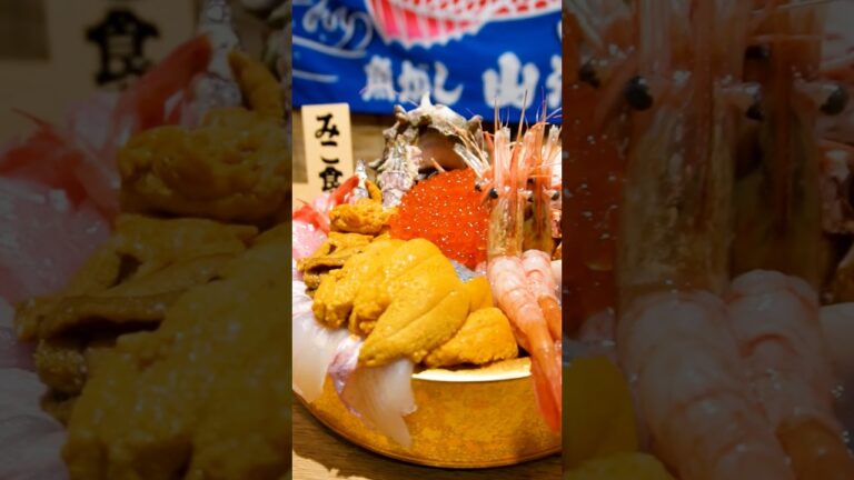 10万円の立ち食い海鮮丼がヤバい！#shorts