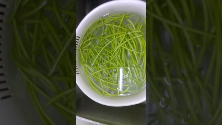 【さつまいものツル】 料理に初挑戦💪🎵 炒め物にしたらご飯🍚がすすむ一品になりました😊 【前編】 #shorts