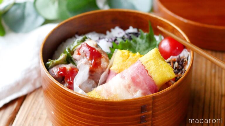 【チーズベーコンエッグ】10分で！卵焼き器で完成♪卵1つでお手軽お弁当おかず！