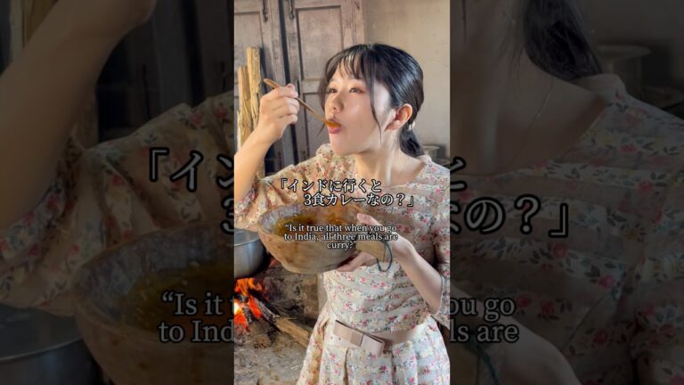 「インドに行くと3食カレーなの？」